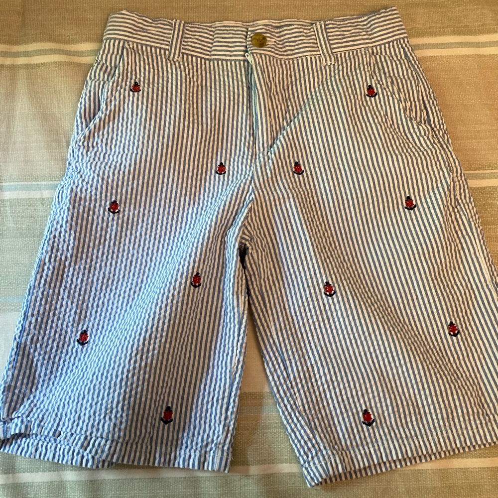 Janie & Jack Seersucker Shorts